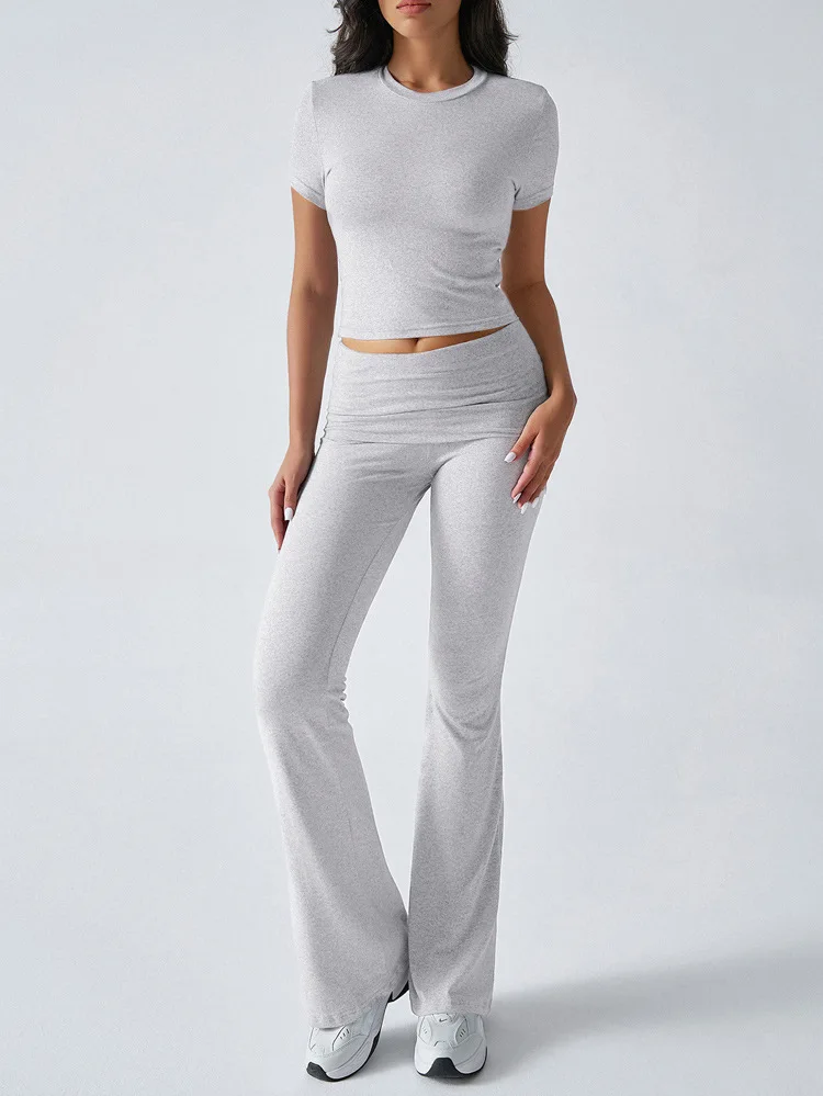 2025 Spring Summer New Fashion Commuter Women's Set Casual Solid Color Round Neck Short Sleeve Slim Body Clothes Trousers Set
2025 Spring Summer New Fashion Commuter Women's Set Casual Solid Color Round Neck Short Sleeve Slim Body Clothes Trousers Set
