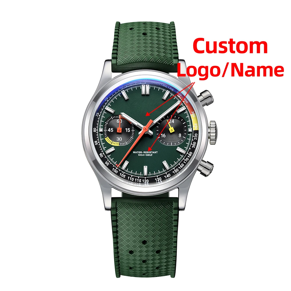 ADDIESDIVE Custom Logo VK64 Watch Men AD2529 Chronograph Quartz Watch 38mm Fluororubber Strap BGW9 Luminous 100m Waterproof
ADDIESDIVE Custom Logo VK64 Watch Men AD2529 Chronograph Quartz Watch 38mm Fluororubber Strap BGW9 Luminous 100m Waterproof