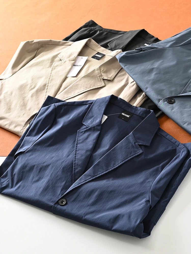 Spring New Men's Busin Casual Commute Thin Pure Color Suit Jaet Faionable Stand Fit Long Sve Two Button Single B...
Spring New Men's Busin Casual Commute Thin Pure Color Suit Jaet Faionable Stand Fit Long Sve Two Button Single B...