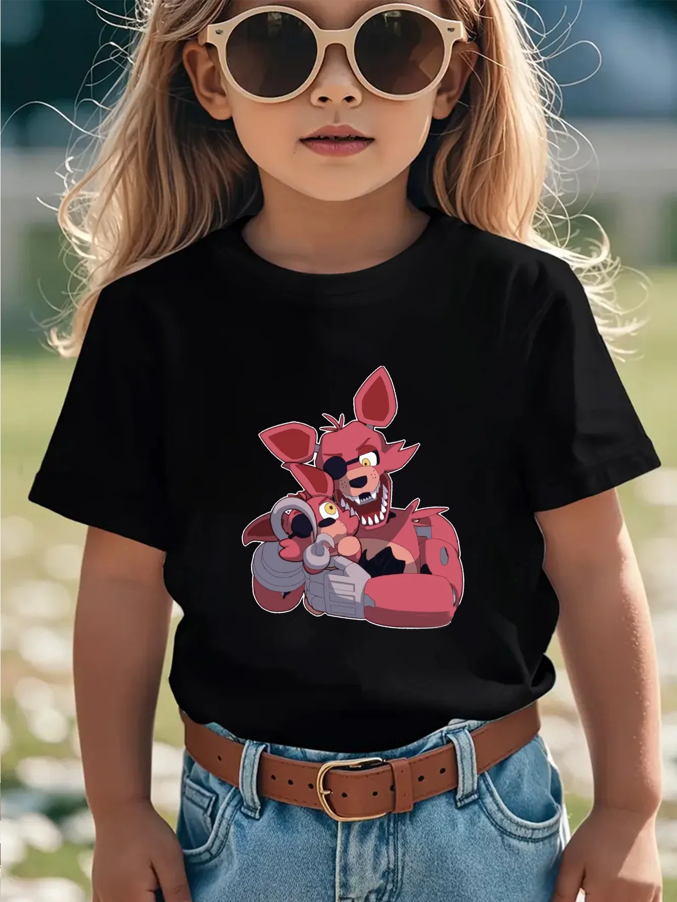 Fnaf Foxy Kids' Family Style T-Shirt Toy Bear's Five Nights At Freddy's Short-Sleeved Game Print Shirt - Boys And Girls Clothing
Fnaf Foxy Kids' Family Style T-Shirt Toy Bear's Five Nights At Freddy's Short-Sleeved Game Print Shirt - Boys And Girls Clothing