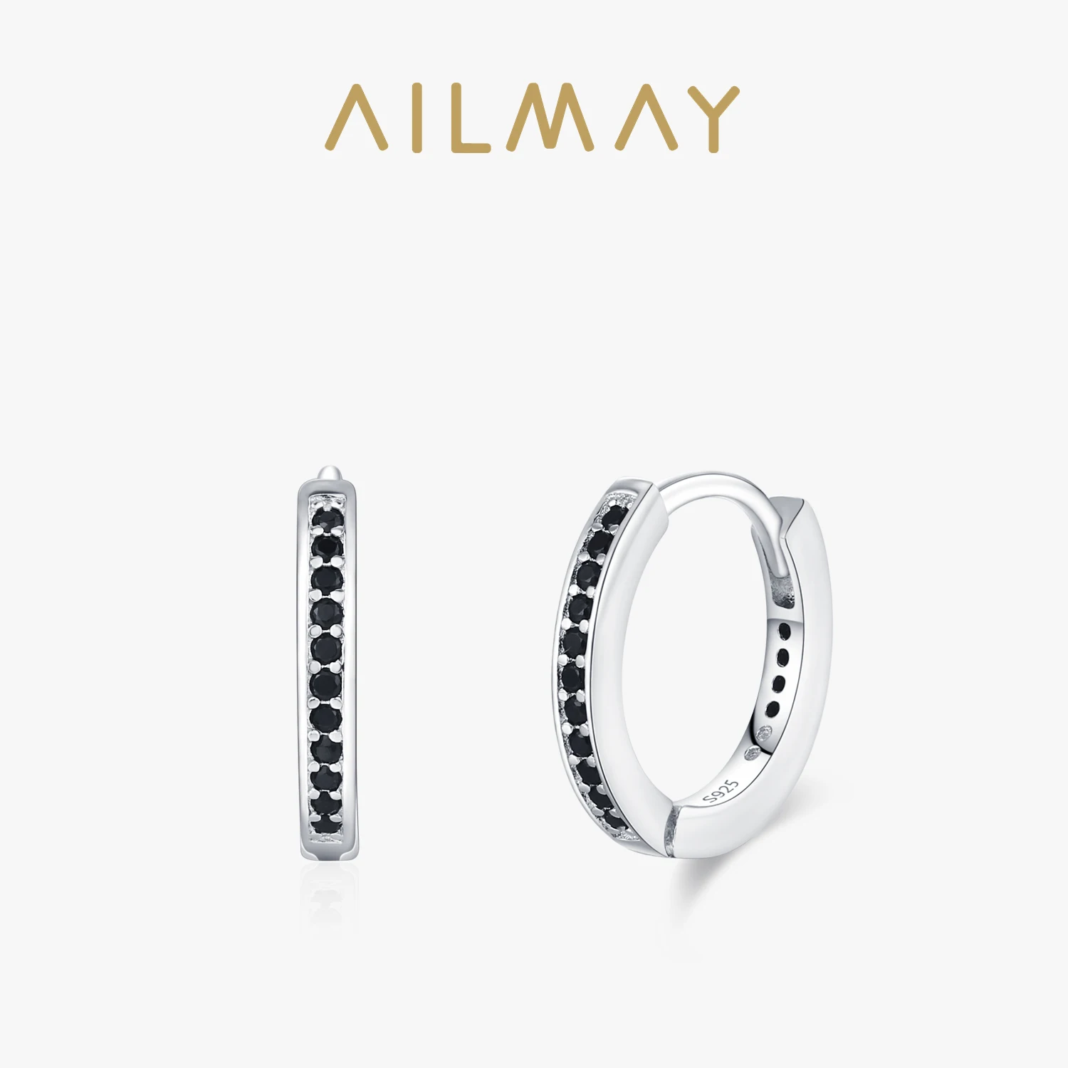 Ailmay серьги-кольца из стерлингового серебра 925 пробы с черным цирконом для женщин, вечерние ювелирные изделия в стиле панк, подарок
Ailmay серьги-кольца из стерлингового серебра 925 пробы с черным цирконом для женщин, вечерние ювелирные изделия в стиле панк, подарок