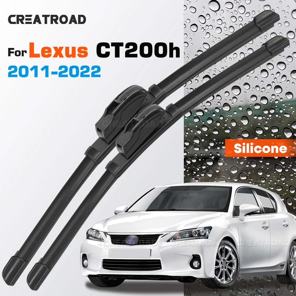 Silicone Wiper Blades Fit For Lexus CT 200h CT200h 2011-2022 Coated Silent HD Wear-Resistant Car Windshield Wipers 26"+18"
Silicone Wiper Blades Fit For Lexus CT 200h CT200h 2011-2022 Coated Silent HD Wear-Resistant Car Windshield Wipers 26"+18"