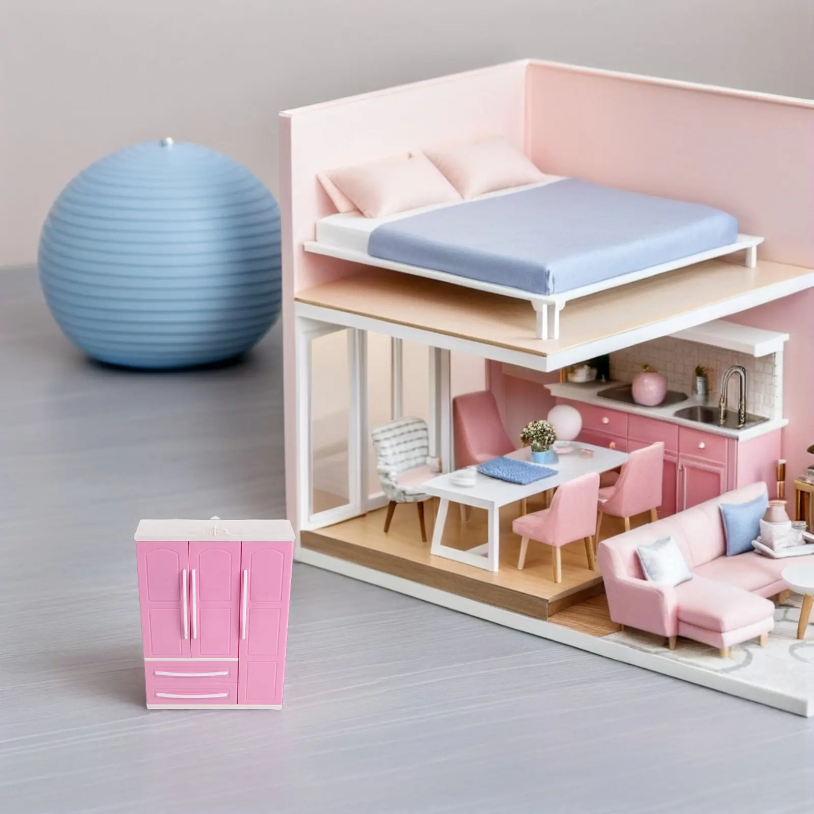 1Set Baby Clothes Closet Wardrobe for 30Cm Openable Plastic Storage Organizer Hanging Rack for Dollhouse Bedroom
1Set Baby Clothes Closet Wardrobe for 30Cm Openable Plastic Storage Organizer Hanging Rack for Dollhouse Bedroom