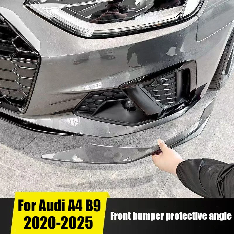 Grey car front bumper decoration corner protector exterior modification For Audi A4 B9 2020 2021 2022 2023 2024 2025
Grey car front bumper decoration corner protector exterior modification For Audi A4 B9 2020 2021 2022 2023 2024 2025