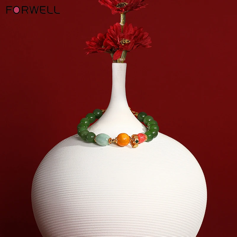 FORWELL High Quality Bracelets Femme Day Women's Bracelets Natural Hetian Jade Bracelet Bracelet Women's Hand Fashion Jewelry
FORWELL High Quality Bracelets Femme Day Women's Bracelets Natural Hetian Jade Bracelet Bracelet Women's Hand Fashion Jewelry