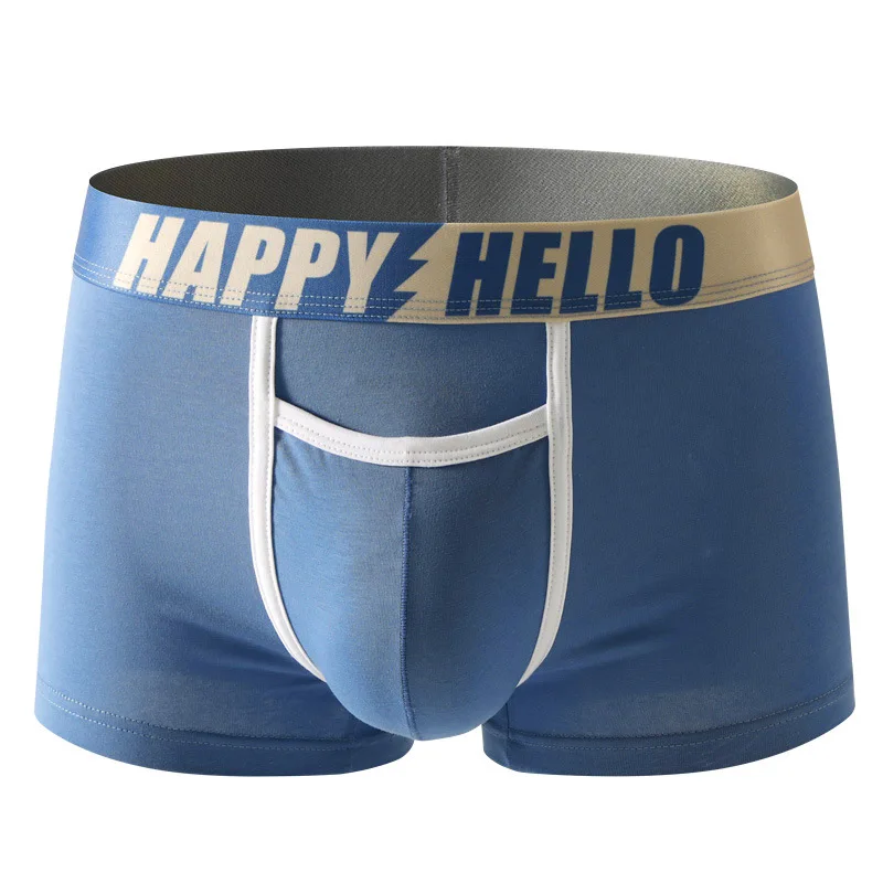 Men's Cotton Bulge Boxer Briefs Breathable Soft Cotton Boxer Shorts Youth Mid-Rise U Convex Pouch Boxy Underwear for Daily Wear
Men's Cotton Bulge Boxer Briefs Breathable Soft Cotton Boxer Shorts Youth Mid-Rise U Convex Pouch Boxy Underwear for Daily Wear