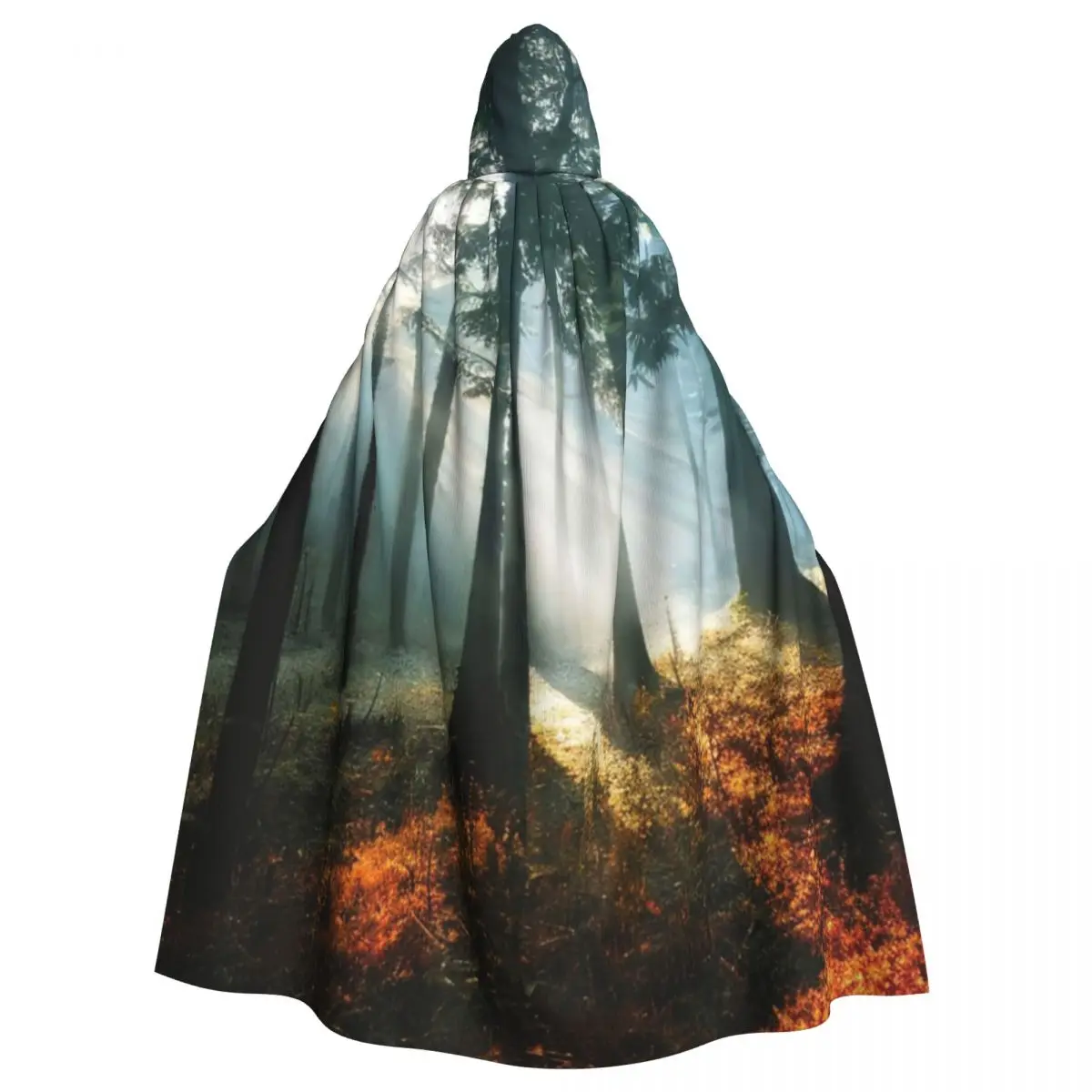 Длинный плащ с капюшоном Sunlight Shining Forest, средневековый костюм ведьмы, накидка для косплея, пальто на Хэллоуин для взрослых, унисекс
Длинный плащ с капюшоном Sunlight Shining Forest, средневековый костюм ведьмы, накидка для косплея, пальто на Хэллоуин для взрослых, унисекс
