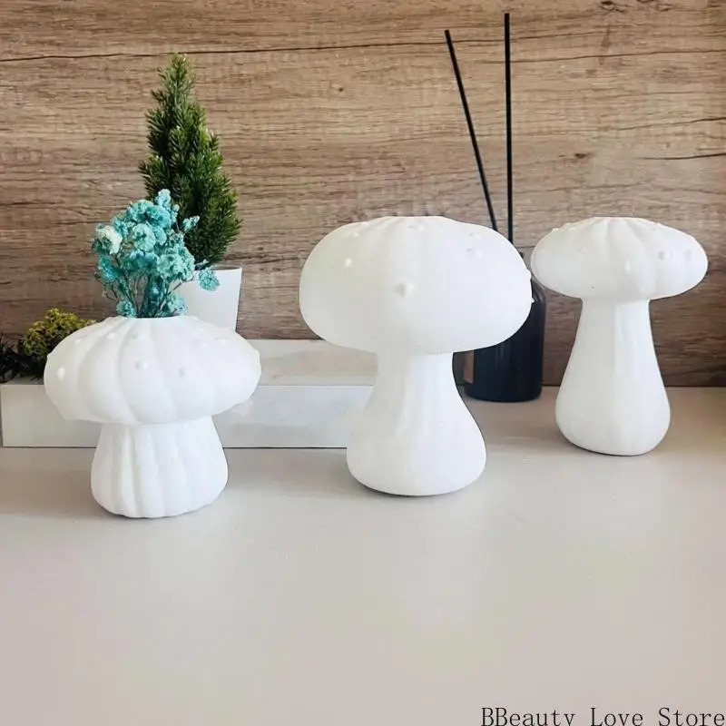 Creative Mushroom Planter Sturdy Silicone Mould Reusable Artistic Cement Cast Craft Supplies for Home and Garden
Creative Mushroom Planter Sturdy Silicone Mould Reusable Artistic Cement Cast Craft Supplies for Home and Garden