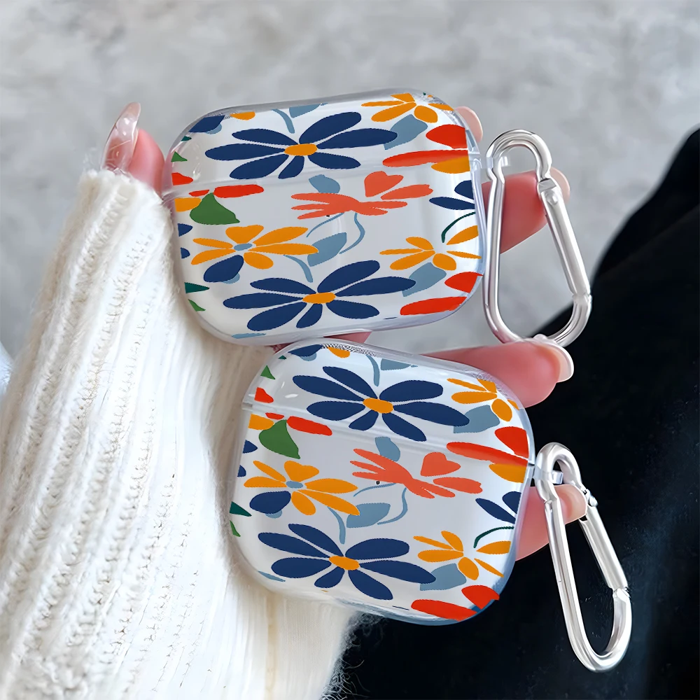 Colorful Abstract Floral Clear Earphone Case for AirPods Pro 2/Pro 3/Pro Earbuds Case for AirPods 1/2/3/4 TPU Protective Cover
Colorful Abstract Floral Clear Earphone Case for AirPods Pro 2/Pro 3/Pro Earbuds Case for AirPods 1/2/3/4 TPU Protective Cover