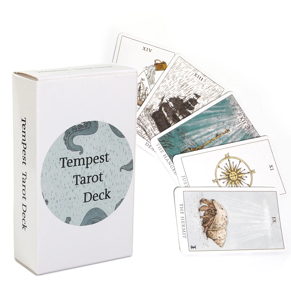 Колода Таро Tempest: мистические карты для особых гадания и духовных исследований 
Колода Таро Tempest: мистические карты для особых гадания и духовных исследований
