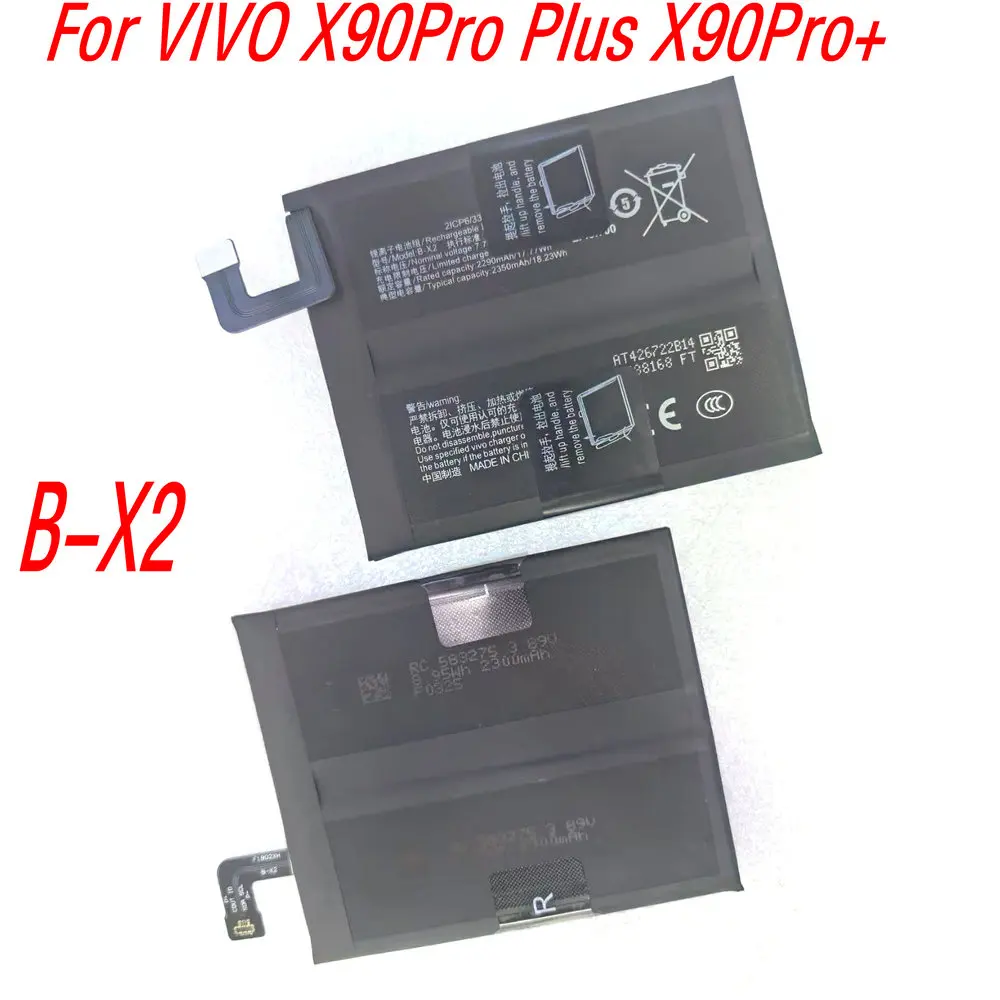 New 7.76V 17.77Wh B-X2 High Capacity Battery For VIVO X90Pro Plus X90Pro+ Mobile Phone
New 7.76V 17.77Wh B-X2 High Capacity Battery For VIVO X90Pro Plus X90Pro+ Mobile Phone
