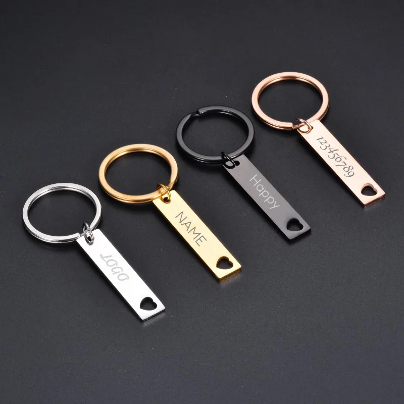 Customized LOGO Keychain Blank Hollow Out Heart-shaped Stainless Steel Hanging Tag Laser Engrave Car Keyring Personalized Chains
Customized LOGO Keychain Blank Hollow Out Heart-shaped Stainless Steel Hanging Tag Laser Engrave Car Keyring Personalized Chains