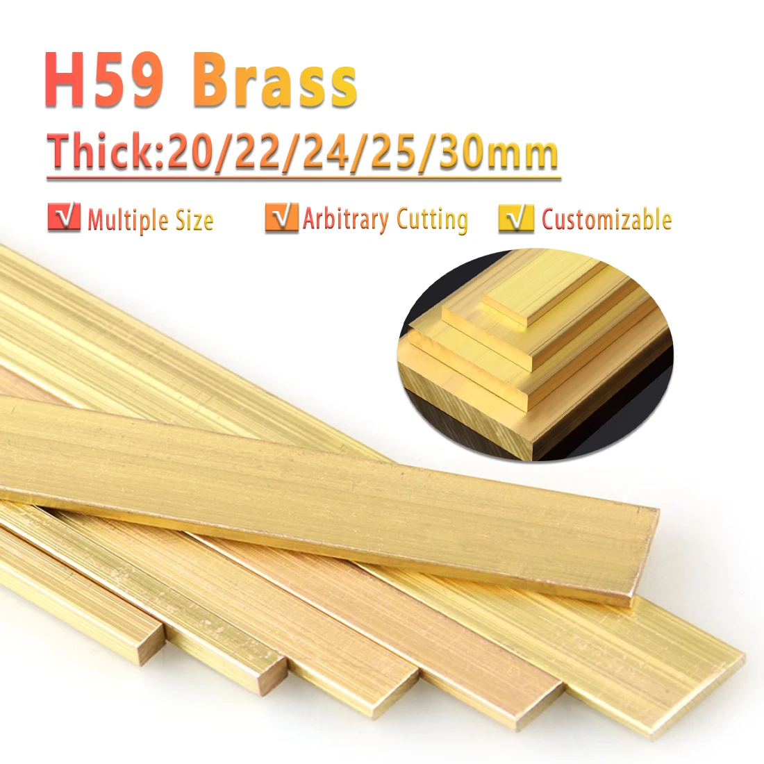 H59 Spessore della striscia della piastra a barra piatta in ottone 20 ~32mm Materiale della piastra metallica rame puro solido
H59 Spessore della striscia della piastra a barra piatta in ottone 20 ~32mm Materiale della piastra metallica rame puro solido