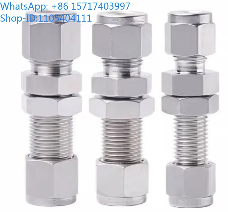 1pcs 316 Stainless Steel Ferrule Feed-Through Fittings SS-200-61/SS-400-61
1pcs 316 Stainless Steel Ferrule Feed-Through Fittings SS-200-61/SS-400-61