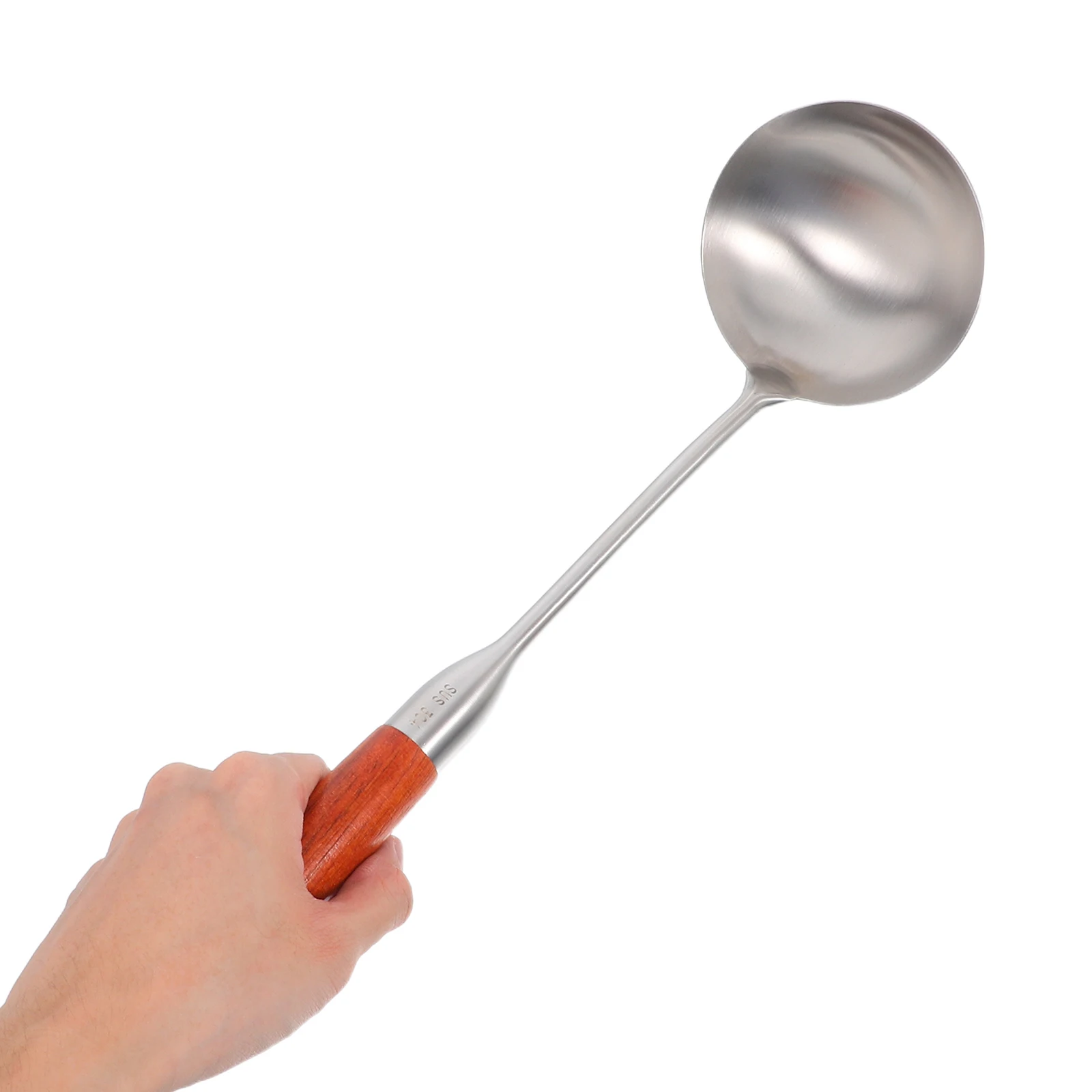 Stainless Steel Kitchen Spoon Long Wooden Handle Heavy Duty Soup Ladle For Wok Cooking Serving Stirring Large Ladle Spoons
Stainless Steel Kitchen Spoon Long Wooden Handle Heavy Duty Soup Ladle For Wok Cooking Serving Stirring Large Ladle Spoons