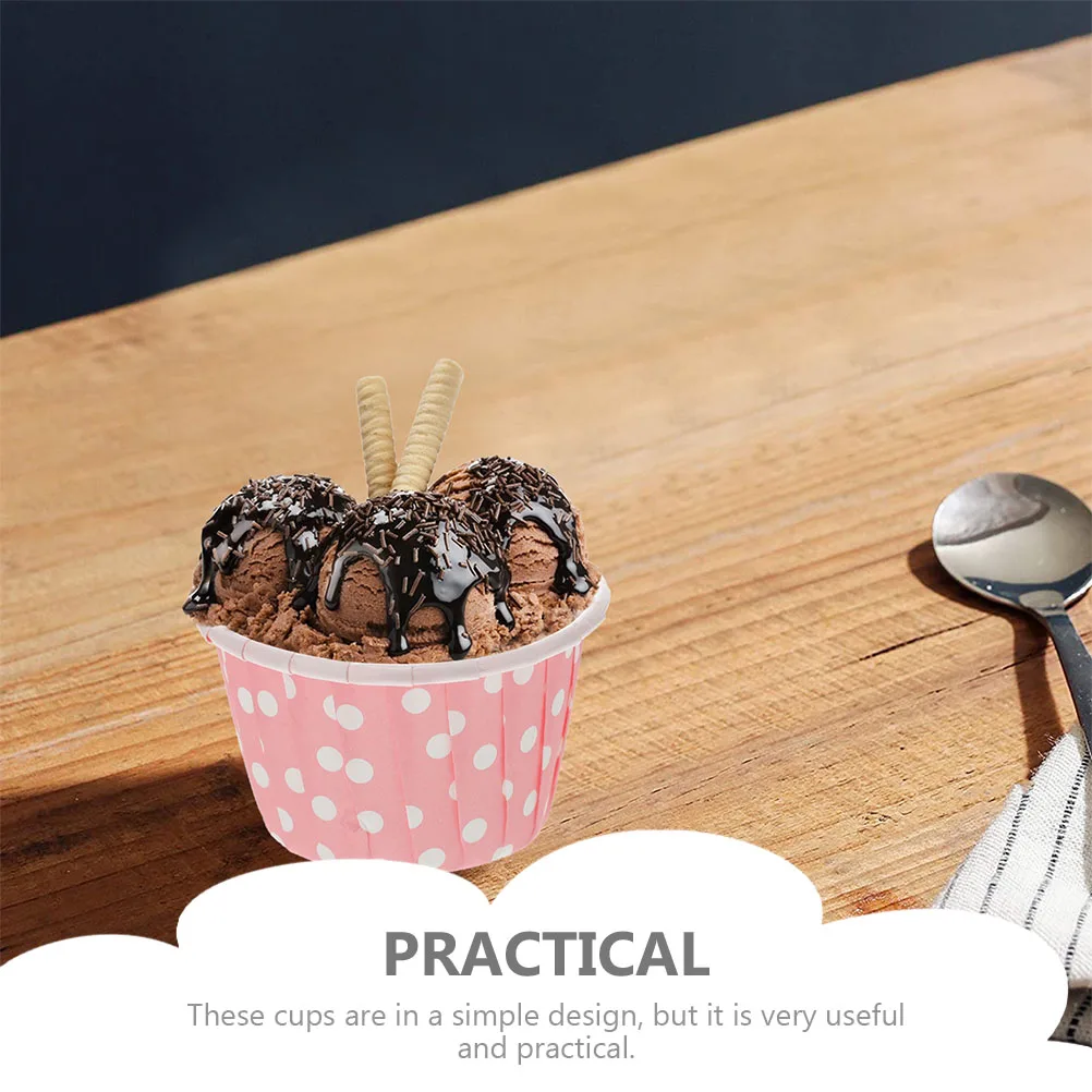 100pcs Disposable Ice Cream Paper Cups Bowls for Yogurt Pudding Dessert Jelly Packaging Containers Safe Practical Kitchen Bar
100pcs Disposable Ice Cream Paper Cups Bowls for Yogurt Pudding Dessert Jelly Packaging Containers Safe Practical Kitchen Bar