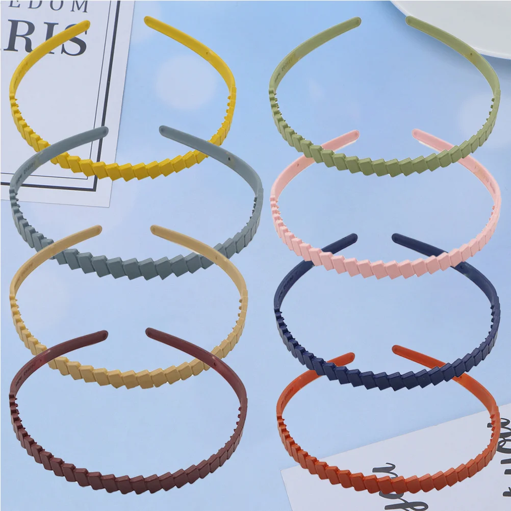 8Pcs Simple Frosted Hair Hoops Durable Sawtooth Headbands for Washing Makeup Anti-Slip Fashion Hair Accessories for Women
8Pcs Simple Frosted Hair Hoops Durable Sawtooth Headbands for Washing Makeup Anti-Slip Fashion Hair Accessories for Women