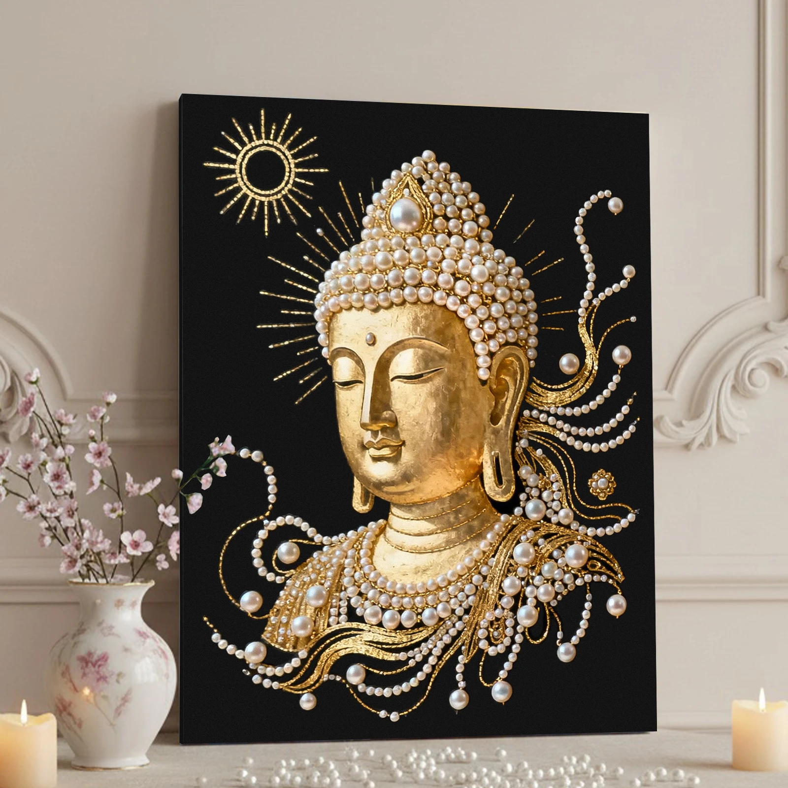 Buddha Head DIY Pearl Painting Kit for Adult Home Wall Decor 40x50cm With Frame
Buddha Head DIY Pearl Painting Kit for Adult Home Wall Decor 40x50cm With Frame
