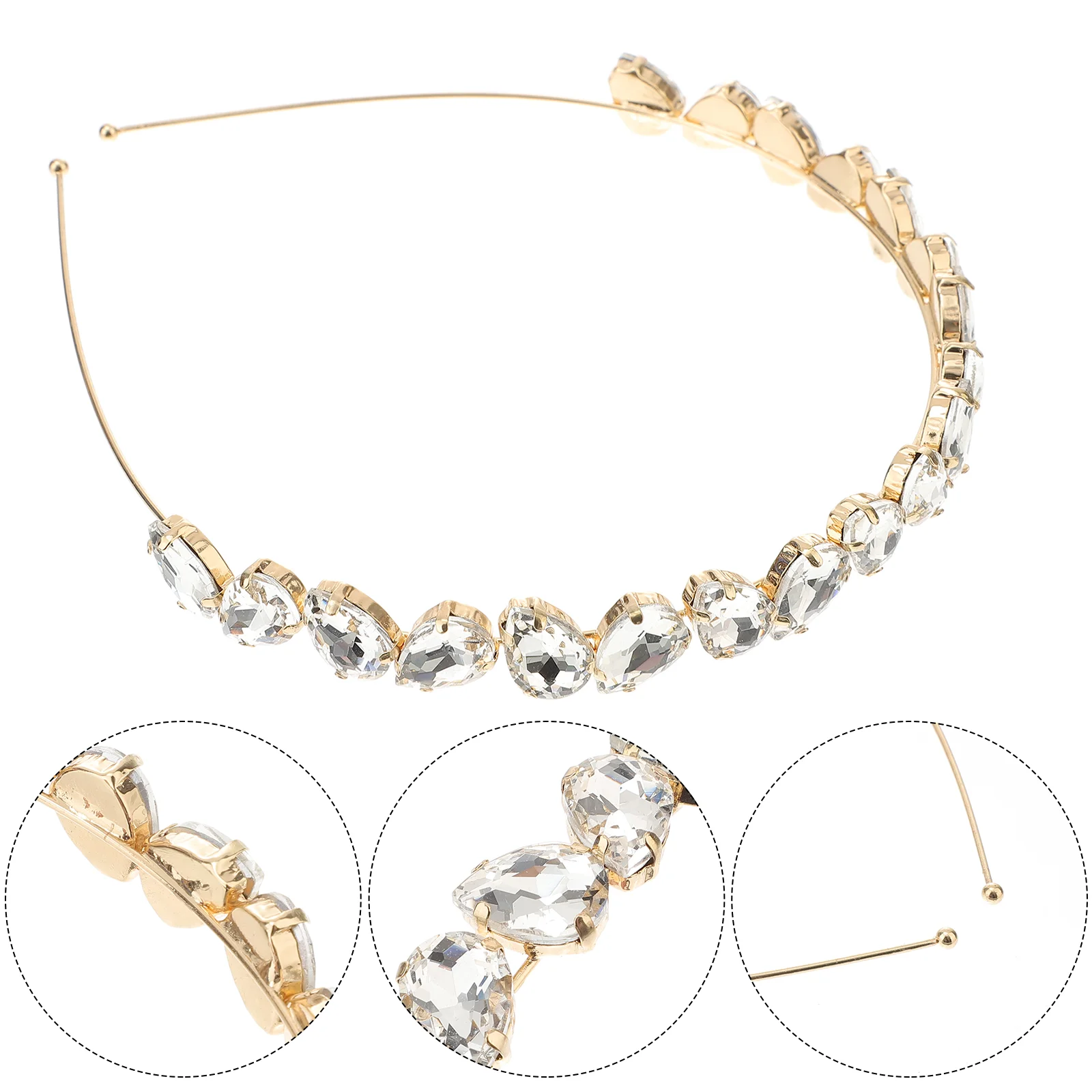 Rhinestone Barrettes for Women Hair Claw Clips Fashion Hoop Headband White Elegant
Rhinestone Barrettes for Women Hair Claw Clips Fashion Hoop Headband White Elegant