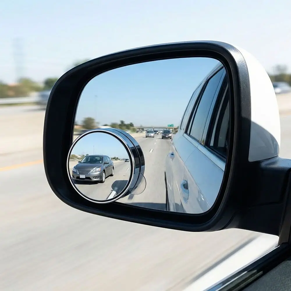 2pcs Round Frame Blind Spot Mirror 360 Degree Adjustable Convex Spot Rearview Mirror Auxiliary Function Universal Fit
2pcs Round Frame Blind Spot Mirror 360 Degree Adjustable Convex Spot Rearview Mirror Auxiliary Function Universal Fit