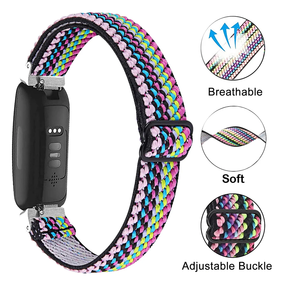 Elastic Nylon Strap for Fitbit inspire Adjustable Smart Watchband for Fitbit inspire Bracelet Belt Sport Watch Band Replacement
Elastic Nylon Strap for Fitbit inspire Adjustable Smart Watchband for Fitbit inspire Bracelet Belt Sport Watch Band Replacement