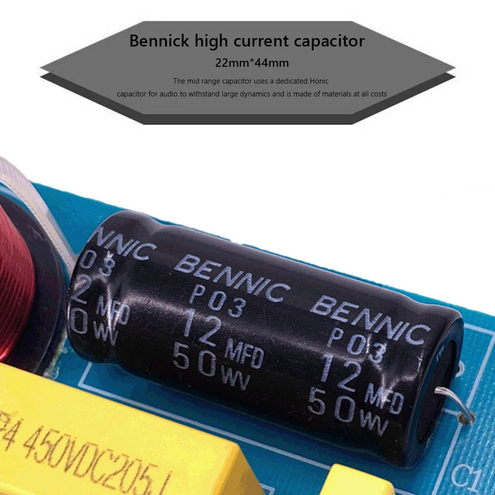 200W Frequency Dividers DIY Audio Modification 3-Way Hi-Fi Crossover Filter Module Home Theater for 3.5/4/4.5-8 Inch Speakers
200W Frequency Dividers DIY Audio Modification 3-Way Hi-Fi Crossover Filter Module Home Theater for 3.5/4/4.5-8 Inch Speakers