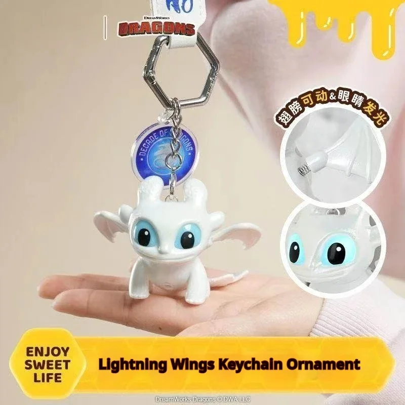 Authentic Dragon Taming Master Toothless Night Sha White Light Sha Keychain Car Backpack Pendant Eyes Shine Bright
Authentic Dragon Taming Master Toothless Night Sha White Light Sha Keychain Car Backpack Pendant Eyes Shine Bright