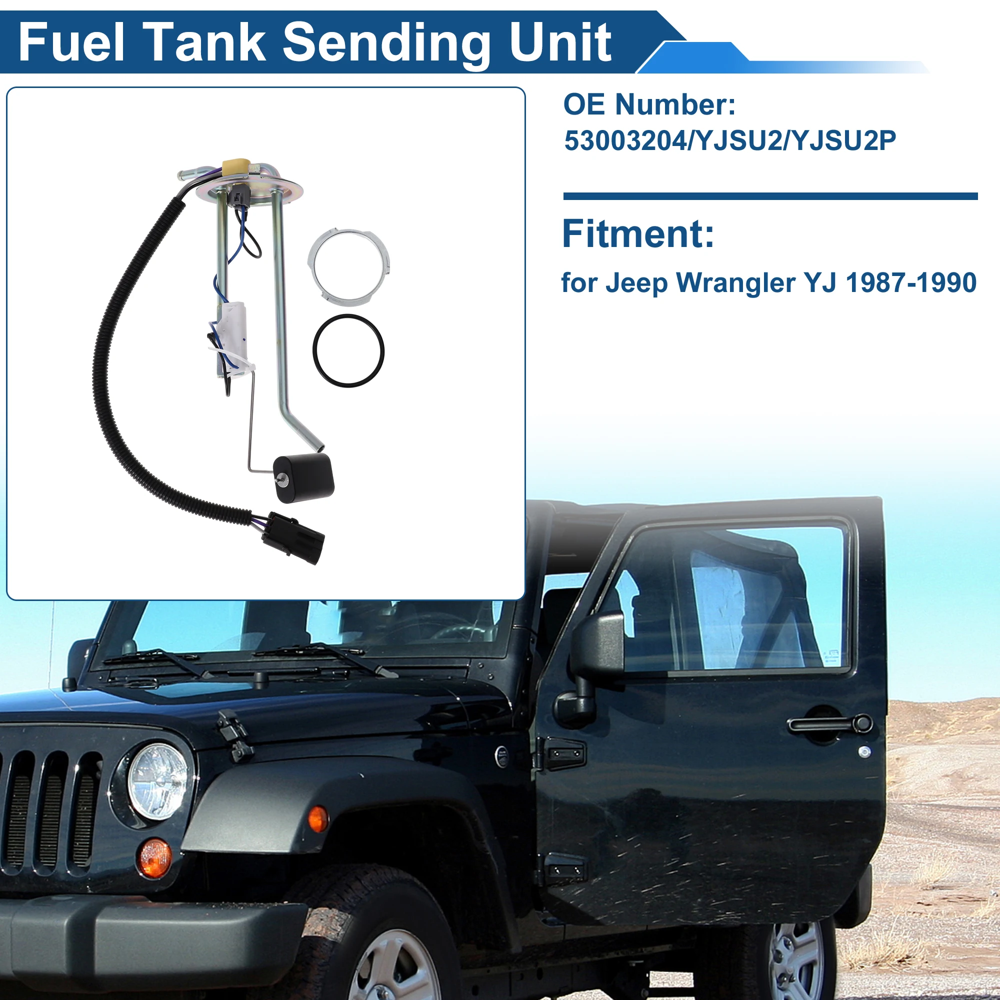 X Autohaux Fuel Level Sending Unit Module for Jeep Wrangler YJ 1987-1990 No.53003204
X Autohaux Fuel Level Sending Unit Module for Jeep Wrangler YJ 1987-1990 No.53003204