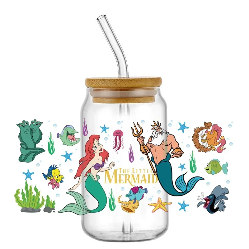 Miniso Wholesale Cartoon Pretty Sea Princess Mermaid Series For Libbey 16oz UV DTF Glass Cup 3D UV DTF Wrap Stickers
Miniso Wholesale Cartoon Pretty Sea Princess Mermaid Series For Libbey 16oz UV DTF Glass Cup 3D UV DTF Wrap Stickers