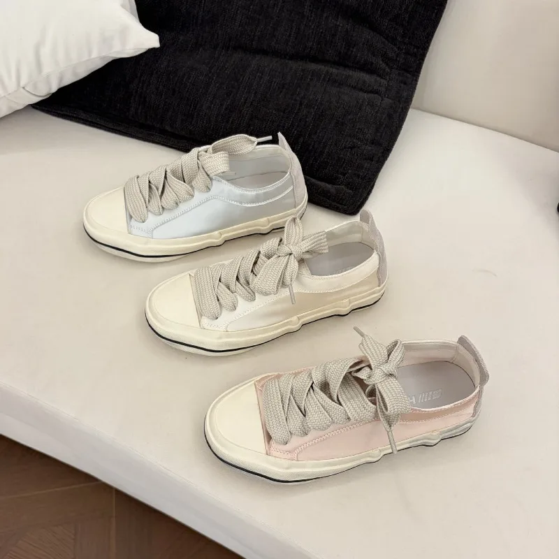 Fashion Womens Shoes New Korean Version Lace Casual Shoes for Woman Exquisite Soft Sole Sneakers Designer Shoes Zapatos De Mujer
Fashion Womens Shoes New Korean Version Lace Casual Shoes for Woman Exquisite Soft Sole Sneakers Designer Shoes Zapatos De Mujer