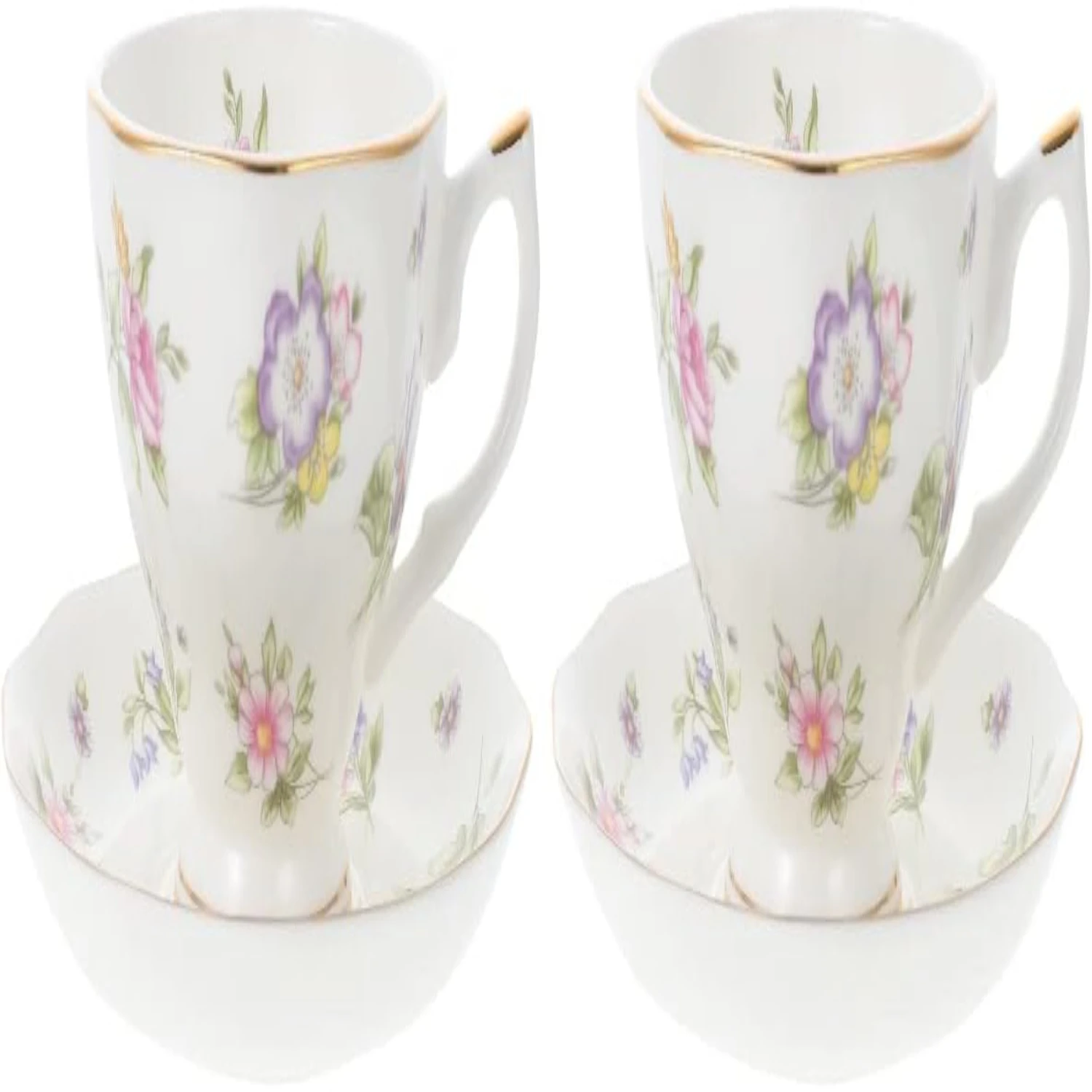 Elegant, Vintage Chinese Fine Bone Tea Cup and Saucer Set with Exquisite Gold Trim Decor - Vintage Charm for Table Decoration -
Elegant, Vintage Chinese Fine Bone Tea Cup and Saucer Set with Exquisite Gold Trim Decor - Vintage Charm for Table Decoration -