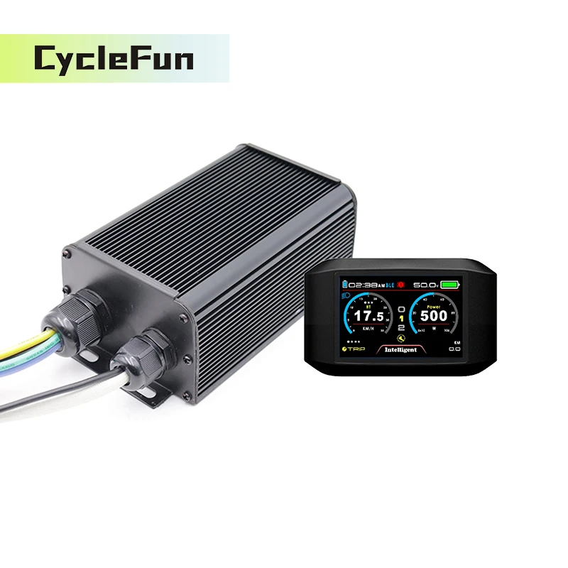 Sabvoton Controller Brushless DC 45A 48V 60V 72V SVMC7245-APT With 750C TFT Display For 1000w-1500w Electric Scooter Hub Motor
Sabvoton Controller Brushless DC 45A 48V 60V 72V SVMC7245-APT With 750C TFT Display For 1000w-1500w Electric Scooter Hub Motor