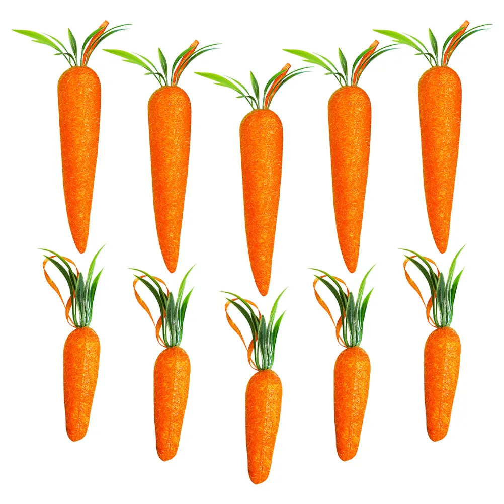 10Pcs Easter Carrot Hanging Decoration Set Exquisite Crafted Carrot Pendants for Easter Tree Decor Holiday Party Supplies
10Pcs Easter Carrot Hanging Decoration Set Exquisite Crafted Carrot Pendants for Easter Tree Decor Holiday Party Supplies