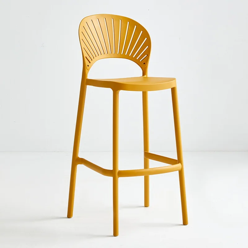 Nordic Home Stacked Backrest Bar Stool Plastic Bar Chair Shell Bar Chair Simple Dining Chair
Nordic Home Stacked Backrest Bar Stool Plastic Bar Chair Shell Bar Chair Simple Dining Chair