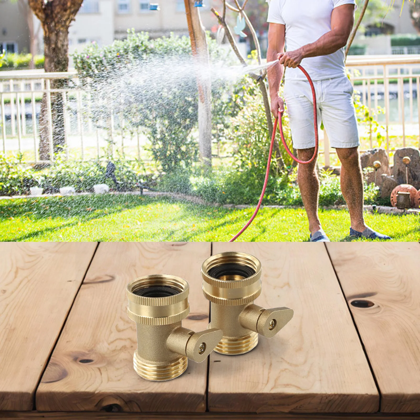 Garden Valve 7.2*4.5*5.5cm Brass Garden Hose Valve Compatible With 3 4 Inch Threads Easy Operation Garden Watering
Garden Valve 7.2*4.5*5.5cm Brass Garden Hose Valve Compatible With 3 4 Inch Threads Easy Operation Garden Watering