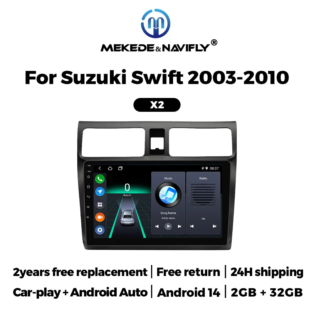 Автомобильная магнитола MEKEDE Android 14 2Din для Suzuki Swift 2003-2010, беспроводная система Carplay BT, центральная мультимедийная интеллектуальная автомобильная аудиосистема
Автомобильная магнитола MEKEDE Android 14 2Din для Suzuki Swift 2003-2010, беспроводная система Carplay BT, центральная мультимедийная интеллектуальная автомобильная аудиосистема