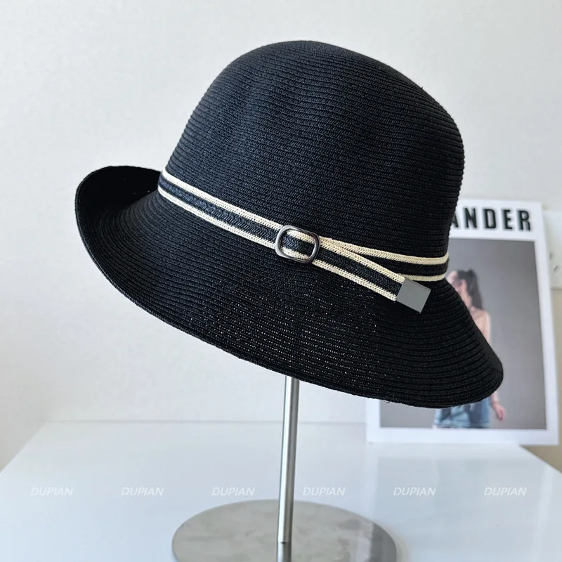 Soft little fragrant wind ribbon buckle fisherman's hat women's summer trip beach holiday sun protection beach hat fashion
Soft little fragrant wind ribbon buckle fisherman's hat women's summer trip beach holiday sun protection beach hat fashion
