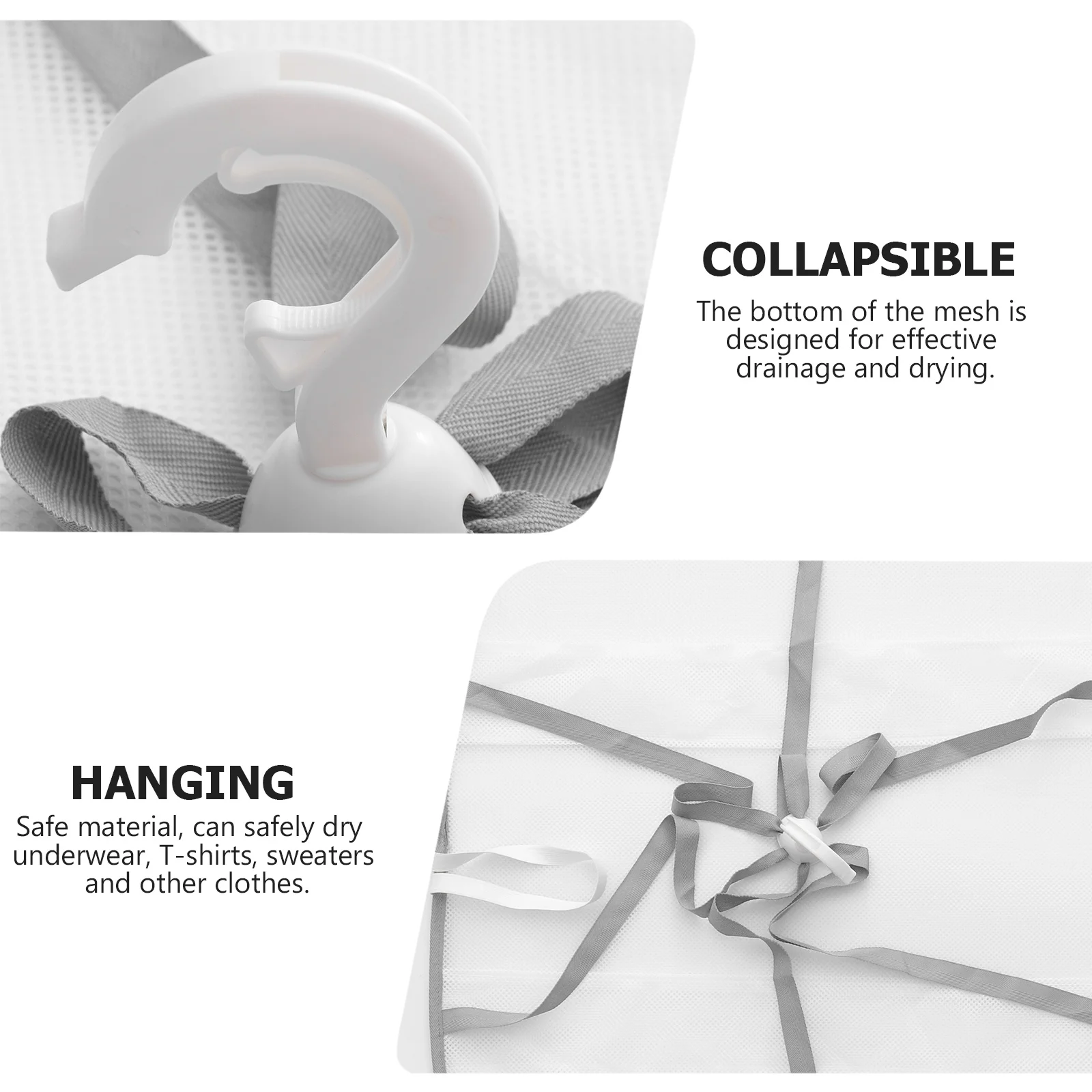 Hanging Dryer Net Mesh Laundry Drying Rack Foldable Design for Quick Water Draining and Fast Drying Performance