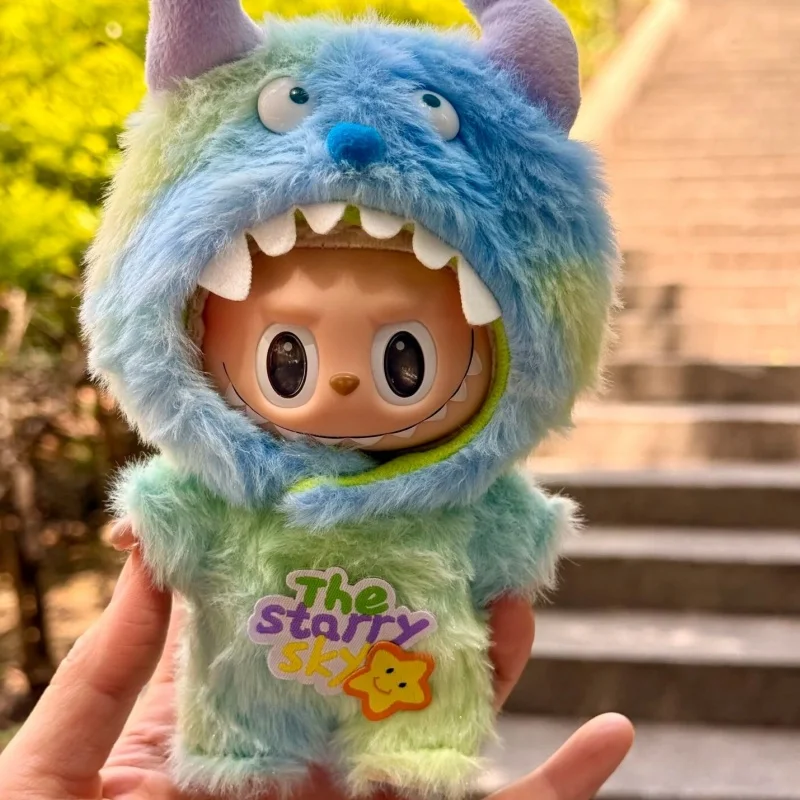 New Hot 17cm Labubu Macaron Pendant Baby The Aliens In Toy Story Clothes Clothing Changing Clothes Original Handmade
New Hot 17cm Labubu Macaron Pendant Baby The Aliens In Toy Story Clothes Clothing Changing Clothes Original Handmade