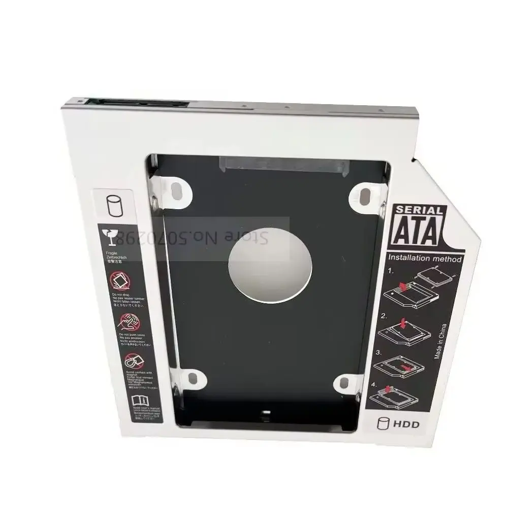 12.7mm 2nd Secondary 2.5 Hard Drive Optical bay Caddy Bracket for Dell Inspiron M5010 N5010 N7110 N7010 N5110 15R SE 5520 7520
12.7mm 2nd Secondary 2.5 Hard Drive Optical bay Caddy Bracket for Dell Inspiron M5010 N5010 N7110 N7010 N5110 15R SE 5520 7520