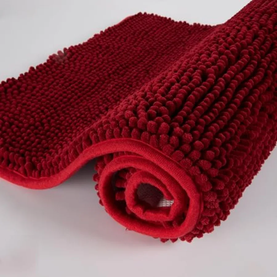 Chenille Bathroom Rug 24"x16" Extra Soft Absorbent Quick Dry Machine Washable Non-Slip Bath Mat for Tub Shower and Bathroom Flo
Chenille Bathroom Rug 24"x16" Extra Soft Absorbent Quick Dry Machine Washable Non-Slip Bath Mat for Tub Shower and Bathroom Flo