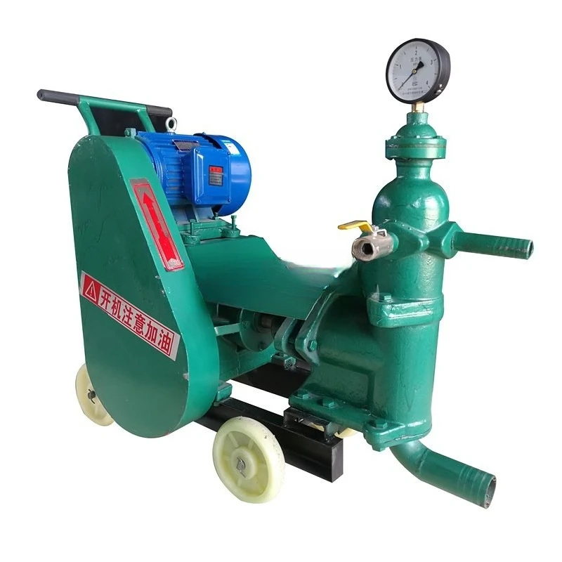 Piston type slurry pump, grouting pump Single cylinder slurry pump
Piston type slurry pump, grouting pump Single cylinder slurry pump