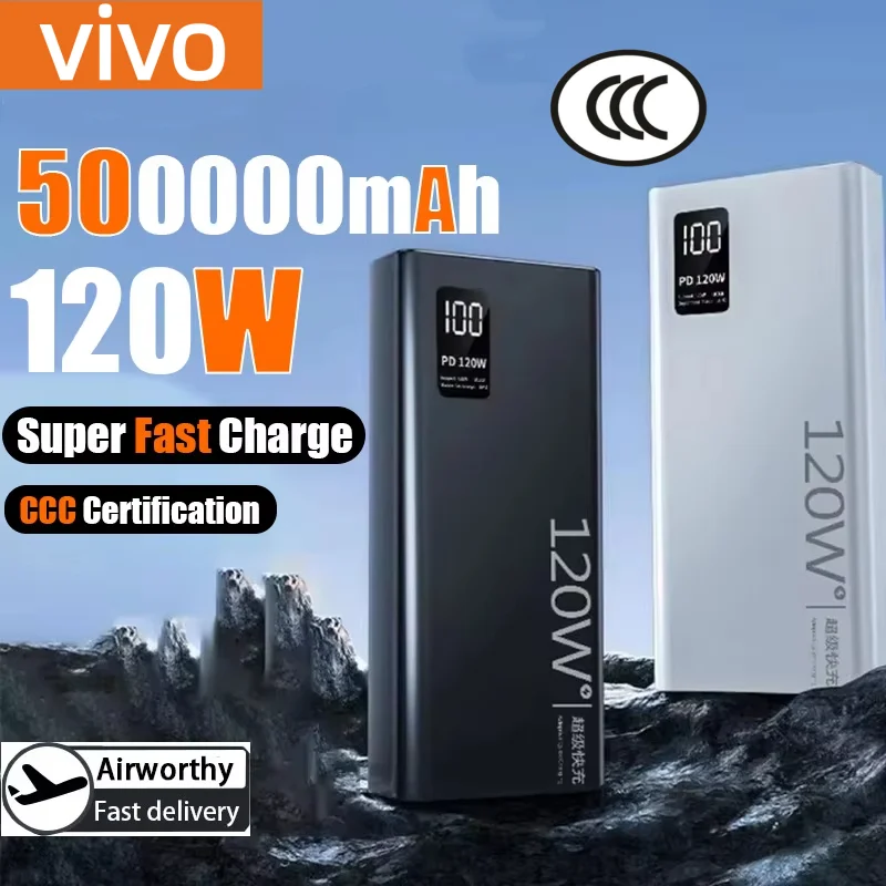 VIVO 120 Вт 200000 мАч внешний аккумулятор большой емкости супер быстрая зарядка портативный внешний аккумулятор Powerbank для iphone Samsung Huawei
VIVO 120 Вт 200000 мАч внешний аккумулятор большой емкости супер быстрая зарядка портативный внешний аккумулятор Powerbank для iphone Samsung Huawei