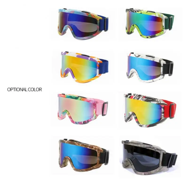 Large Frame Ski Goggles With Colorful Lens Anti-Collision Anti-Glare Lens Outdoor Sport Snow Snowboard For Snowboarding Skiing
Large Frame Ski Goggles With Colorful Lens Anti-Collision Anti-Glare Lens Outdoor Sport Snow Snowboard For Snowboarding Skiing