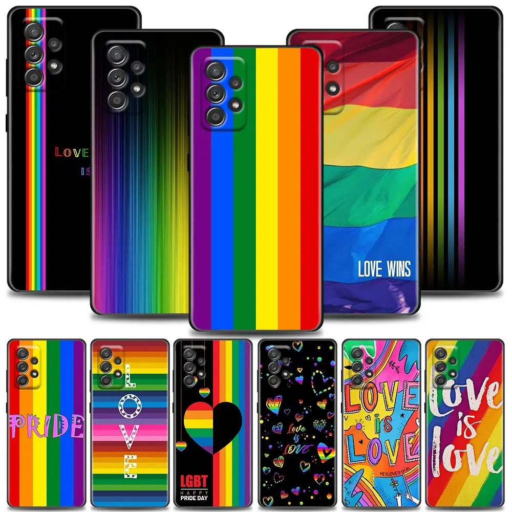 Gay Pride Flag Lesbians LGBT Rainbow Cases For Samsung Galaxy A52 Funda A54 A13 A52s A53 A72 A73 A33 A23 A32 A51 A71 Soft Covers
Gay Pride Flag Lesbians LGBT Rainbow Cases For Samsung Galaxy A52 Funda A54 A13 A52s A53 A72 A73 A33 A23 A32 A51 A71 Soft Covers