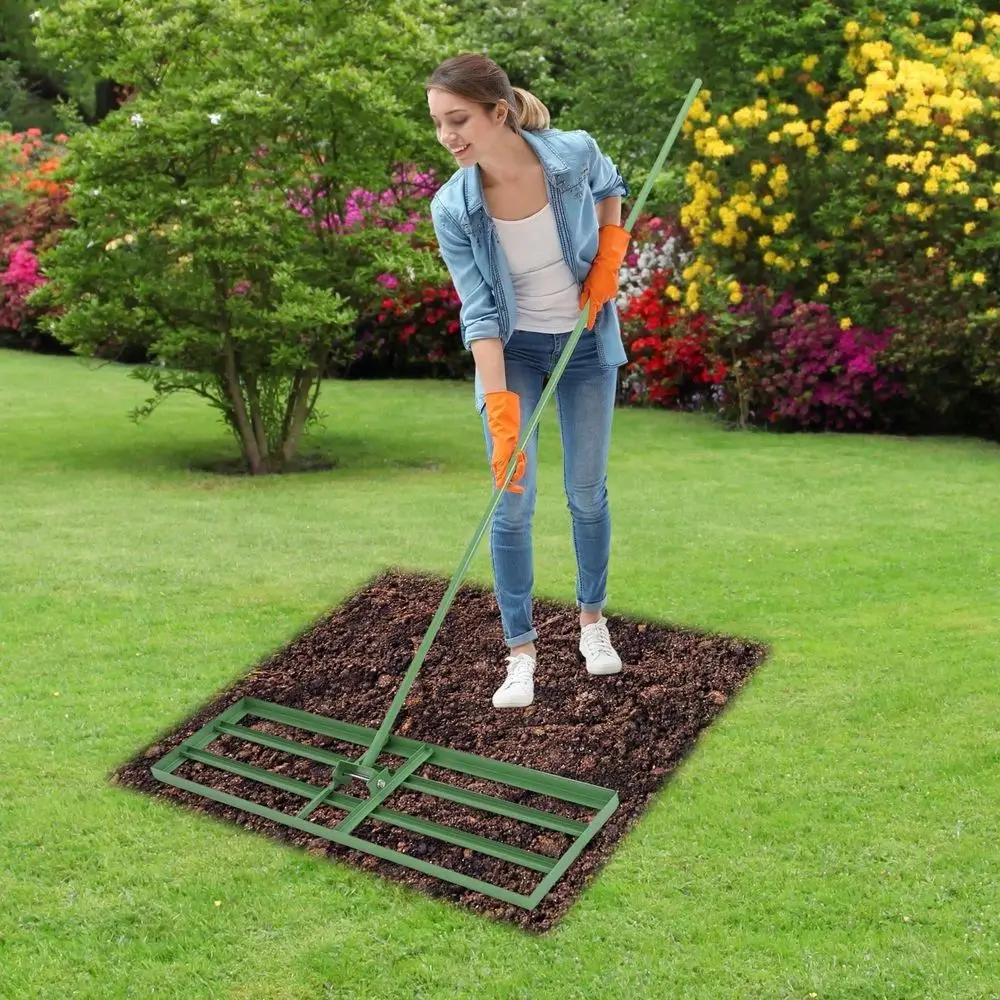 36.61x10.63 Inch Lawn Leveling Rake, 68.90 Effort Saving Lawn Leveler Tool, Steel Handle Lawn Leveler For Golf Course Yard Past
36.61x10.63 Inch Lawn Leveling Rake, 68.90 Effort Saving Lawn Leveler Tool, Steel Handle Lawn Leveler For Golf Course Yard Past