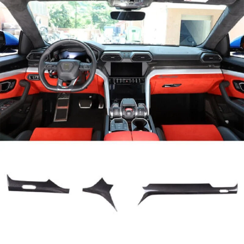 Dry Carbon Fiber Car Inner Central Control Dashboard Cover Trim Fit For Lamborghini URUS 2018-2021
Dry Carbon Fiber Car Inner Central Control Dashboard Cover Trim Fit For Lamborghini URUS 2018-2021