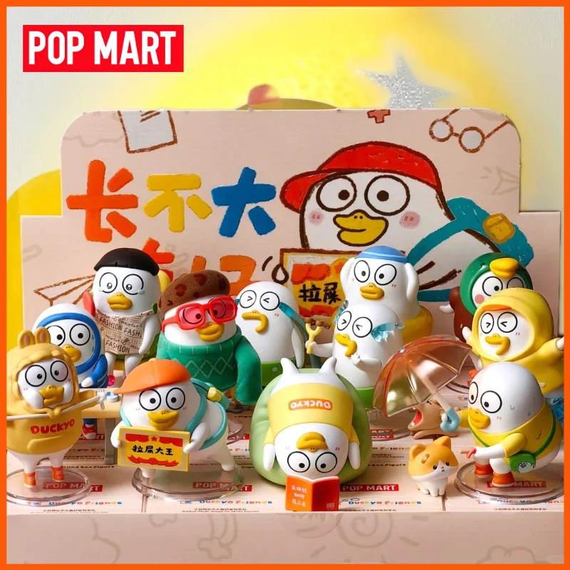 POP MART Duckyo Never Grows Up Series слепая коробка Duckyo Mystery Box Коллекционный настольный декор украшения милые модные игрушки подарки
POP MART Duckyo Never Grows Up Series слепая коробка Duckyo Mystery Box Коллекционный настольный декор украшения милые модные игрушки подарки