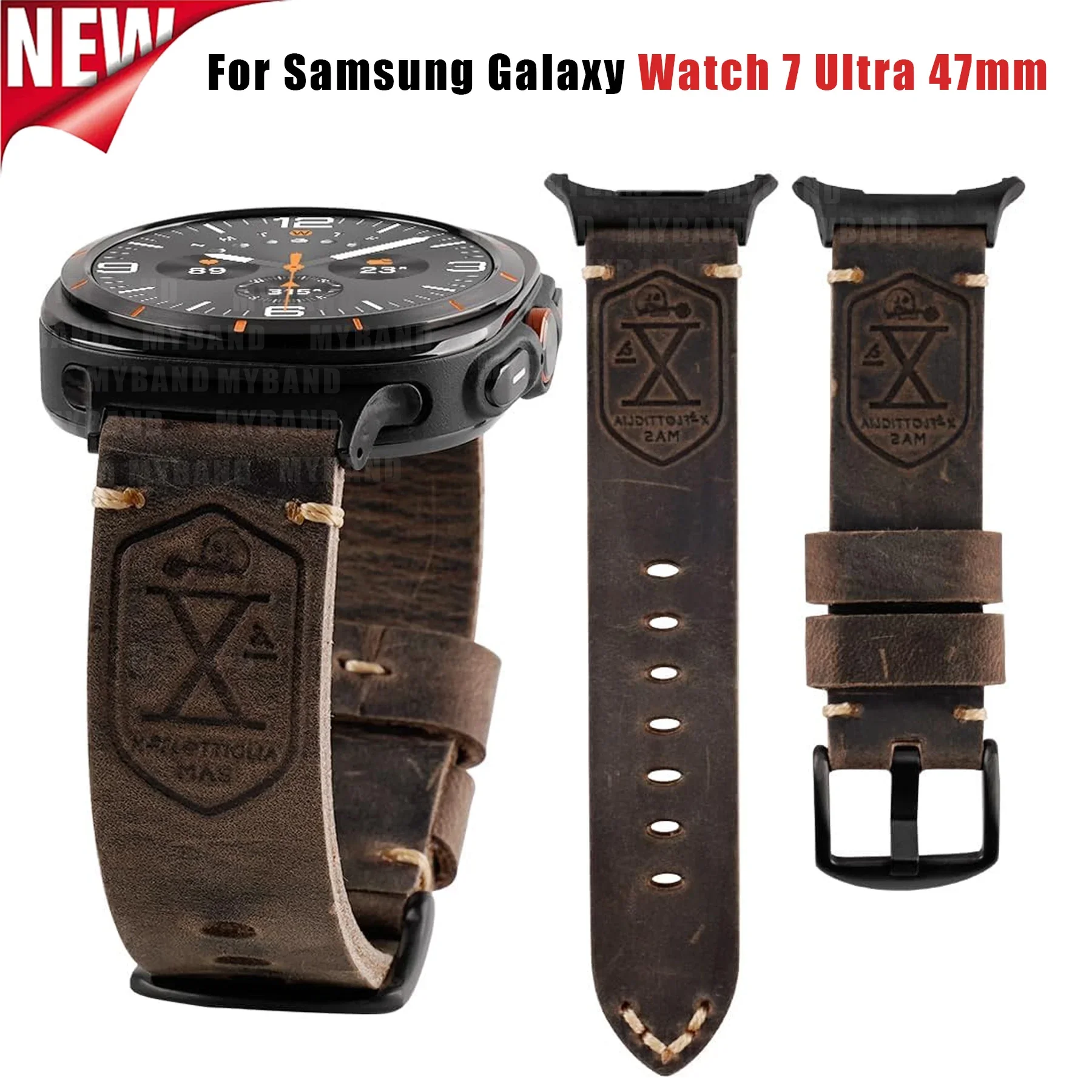 Кожаный ремешок Pop Crazy Horse, совместимый с Samsung Galaxy Watch 7 Ultra Band, 47 мм, винтажный прочный ремешок, браслет для мужчин и женщин
Кожаный ремешок Pop Crazy Horse, совместимый с Samsung Galaxy Watch 7 Ultra Band, 47 мм, винтажный прочный ремешок, браслет для мужчин и женщин