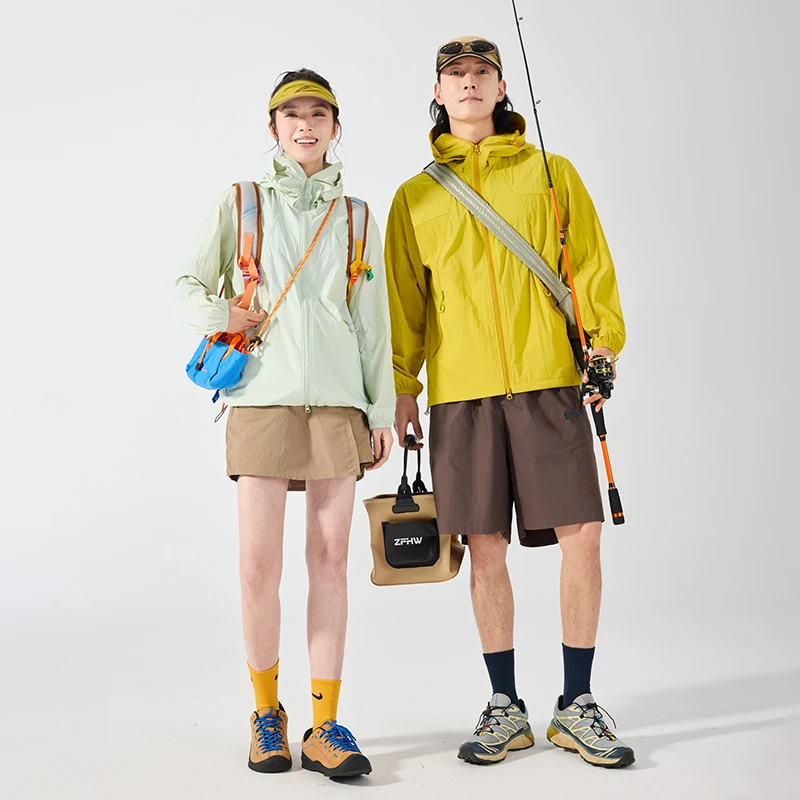 Summer Outdoor Fishing Casual Comfortable UV Resistant and Sunscreen Skin Clothes Couple's Fashionable Sunscreen Jacket
Summer Outdoor Fishing Casual Comfortable UV Resistant and Sunscreen Skin Clothes Couple's Fashionable Sunscreen Jacket